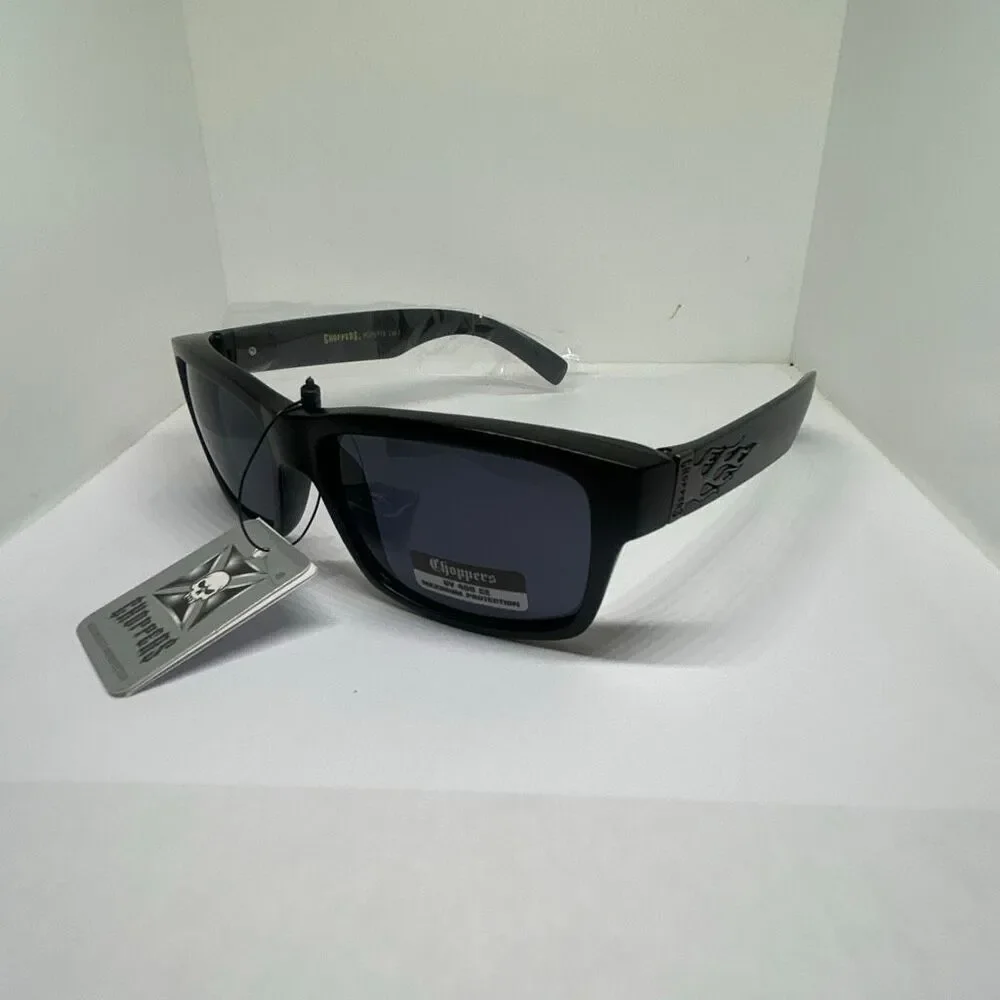 Choppers Sunglasses UV400 Wrap Around Biker Style